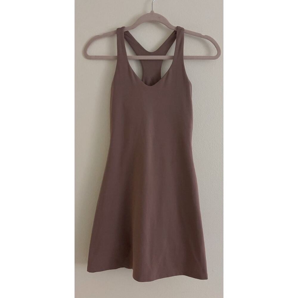 Girlfriend Collective Brown Activewear Dress XS